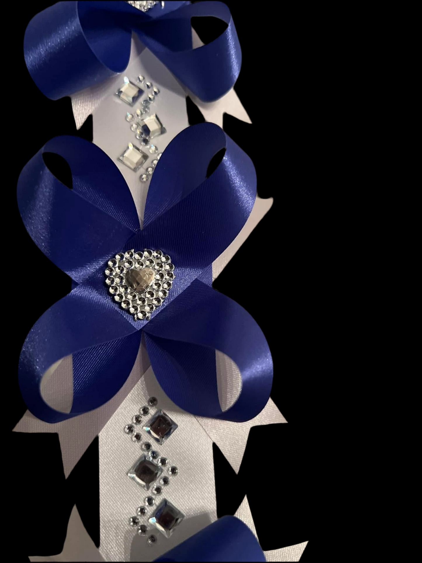 Royal Blue/Silver Homecoming Mum